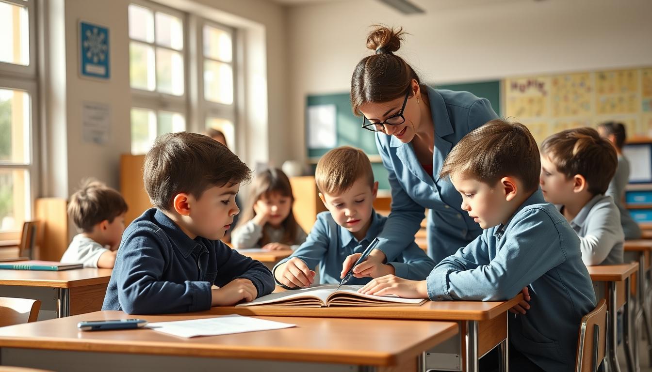 Student developing practical and academic skills