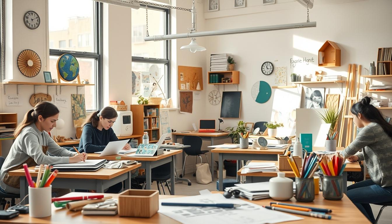 Digital learning platform with online study materials